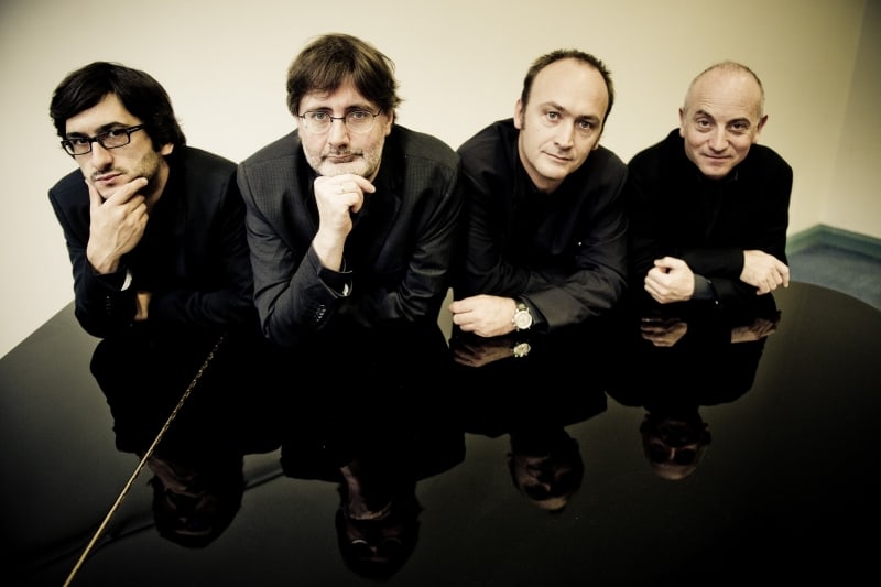 Quatuor Danel, anno 2015: na het vertrek van stichtend lid Guy Danel heeft het ensemble met Yovan Markovitch (uiterst rechts op de foto) sinds anderhalf jaar een nieuwe cellist.